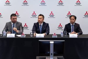 Пресс-конференция Mitsubishi